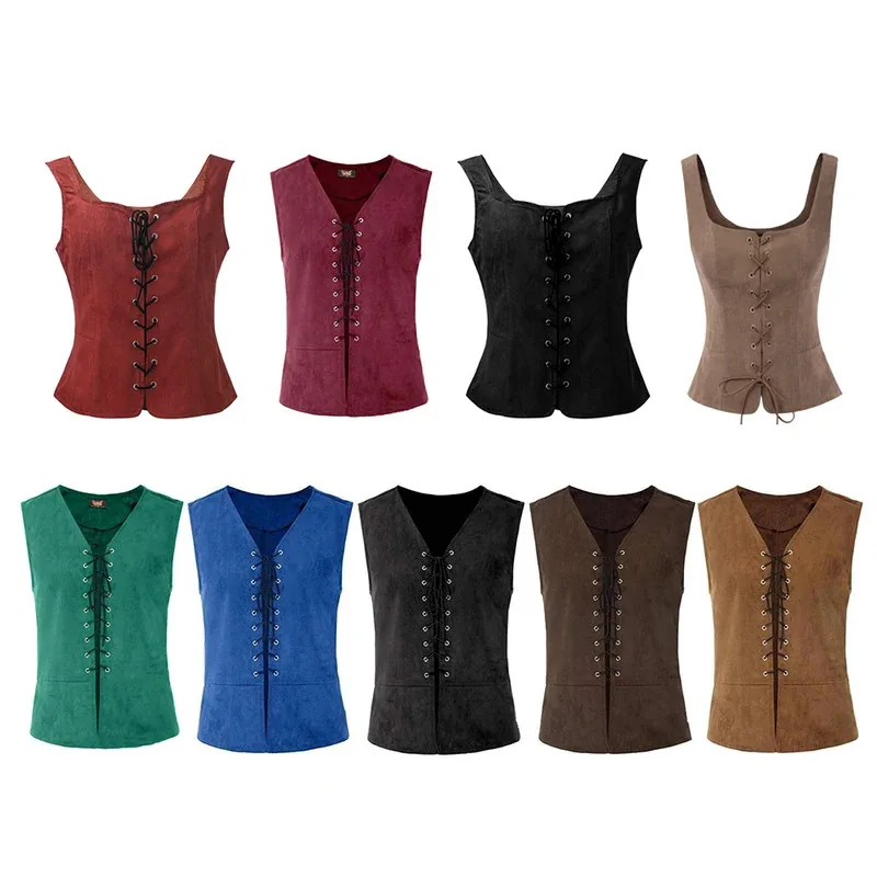 

Medieval Renaissance Vest Court Gentlemen Wearing Vests for Stage Drama Performance Dresses