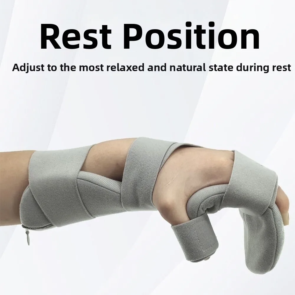 Supporto per tutore per mano traspirante Regolazione multilivello Vestibilità comoda Stecca fissa per mano Poggiapolsi Tutore per polso leggero