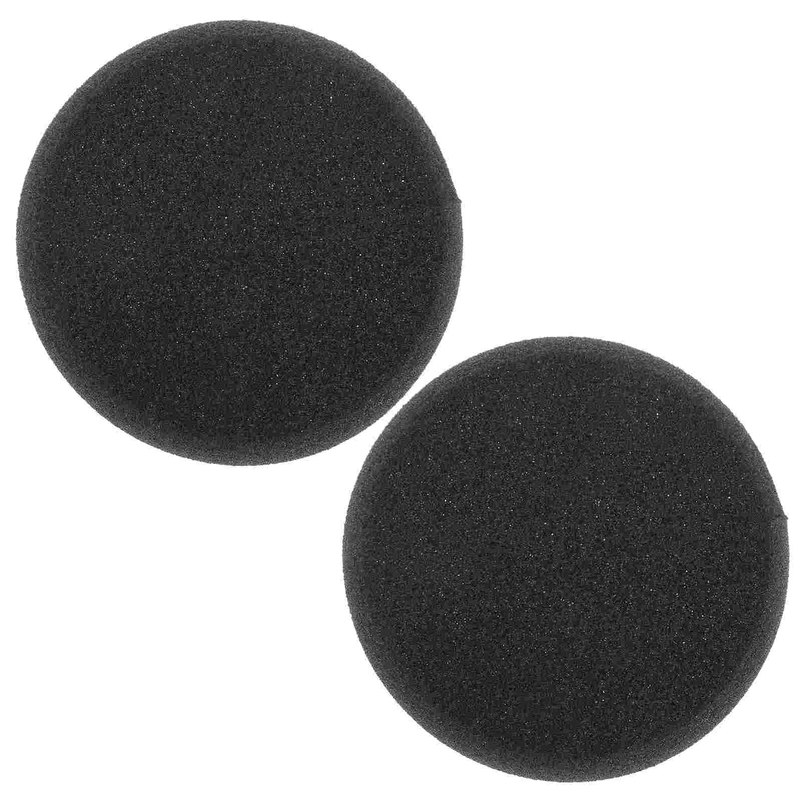 2 Pcs Sponges Pottery Tools Mini Round Modelling Clay Air Dry Absorbent Pad Craft Black Mud Wire Paint Epoxy