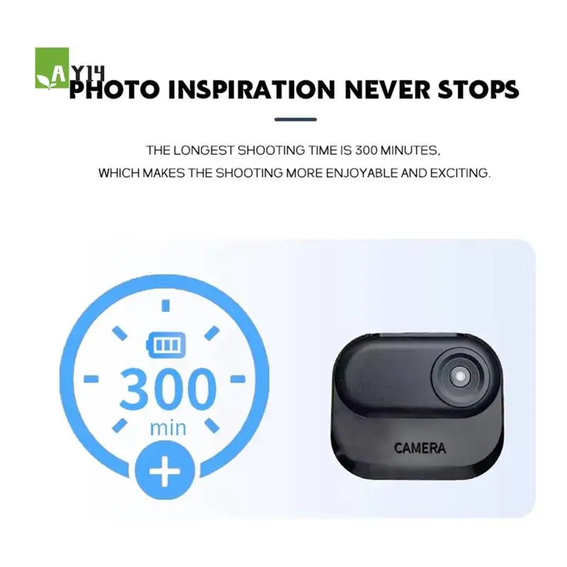 

AY14 -Mini Thumb Camera 1080P Pet Camera Dash Body Cam With Battery Case, Loop Recording Motion Vlog Camera