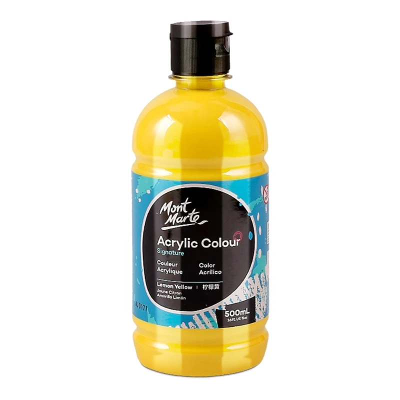 طلاء أكريليك معدني أصباغ غنية مقاومة للماء، غير سامة للفنانين الذين يرسمون على الحائط الخشبي والنسيج روك آند كرافت R9UA