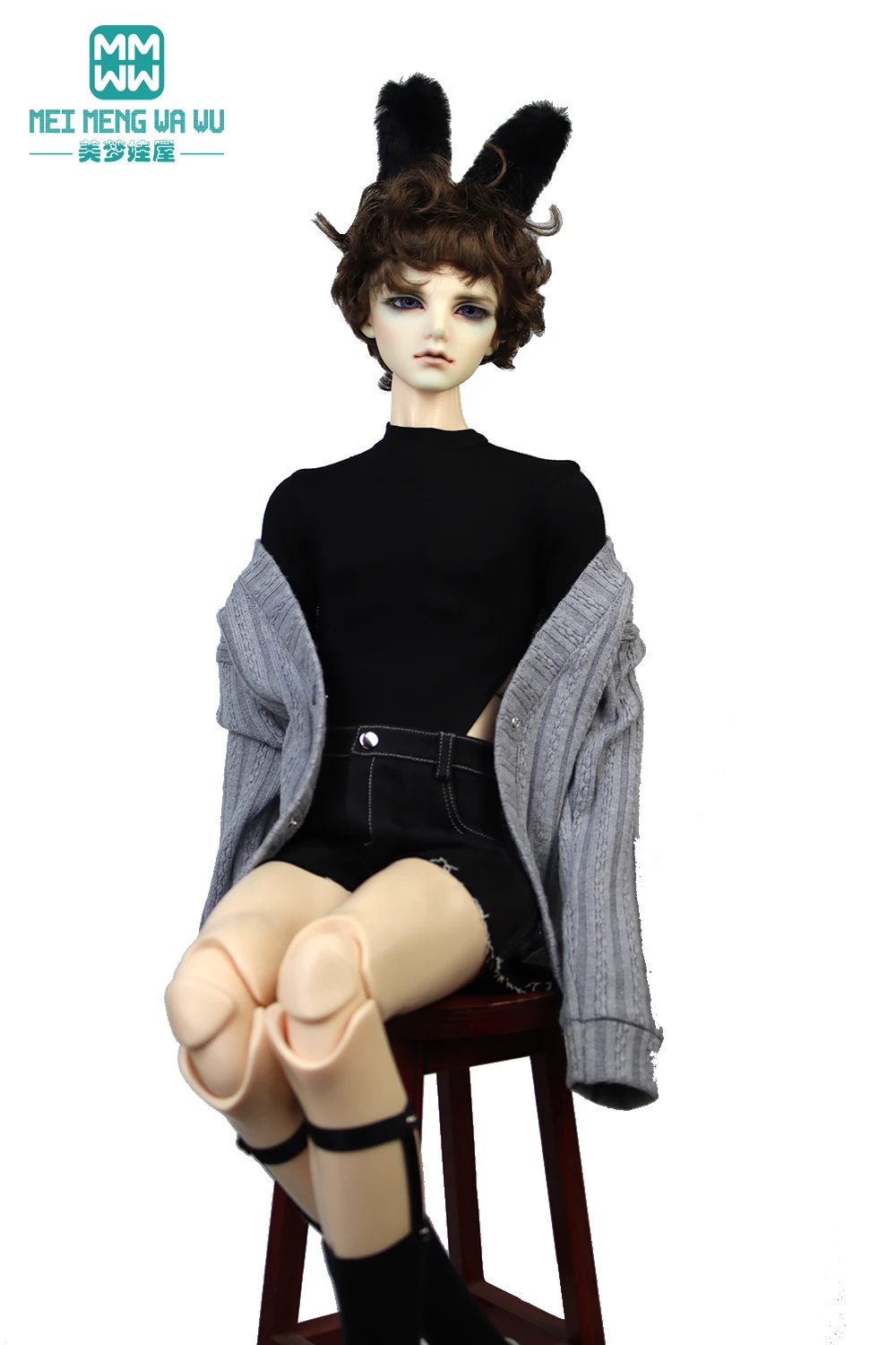 Convient pour 65--70 cm BJD oncle garçons SD13 SD17 pulls à la mode cardigans combinaisons cadeaux