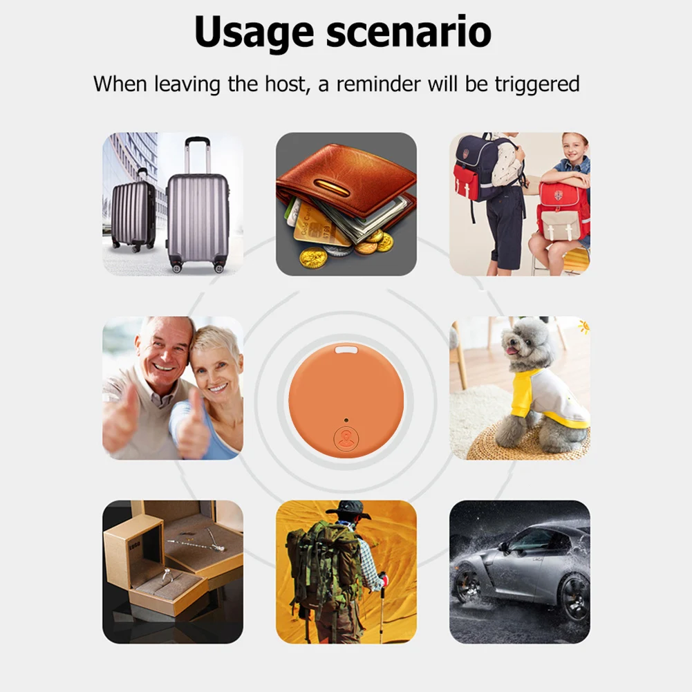 무선 미니 GPS 추적기, 분실 방지 알람 키, 어린이 가방 지갑 파인더, 블루투스 앱, GPS 로케이터, 스마트 태그, 아이폰, 안드로이드용