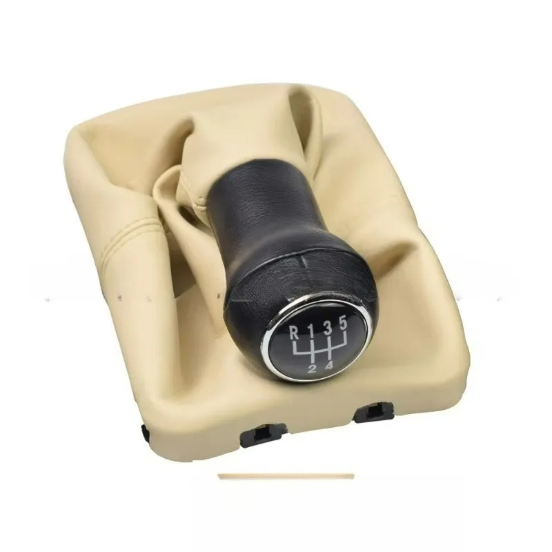 Super For VW Beetle 1998 1999 2000 2001 2002 2003 2004 2005 2006 2007 2008 2009 2010 Knob Leather Boot 5 Speed Gear Stick Shift