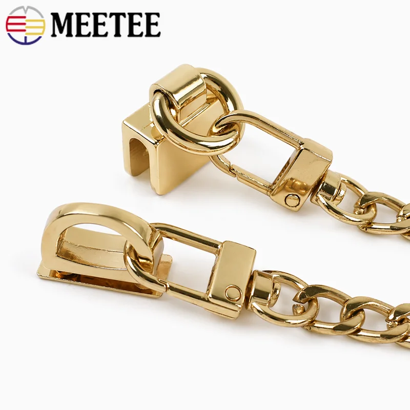 

5/10/20Pcs Metal D Ring Buckle 10/14mm Bag Side Clip Hook Screw Fastener for Handbag Strap Chain DIY Leather Craft Accessories