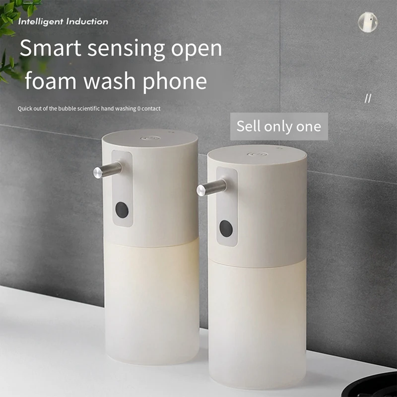 Automatic Foam Soap Dispenser Rechargeable Non-Contact Foam Soap Dispenser Suitable For Bathroom And Kitchen