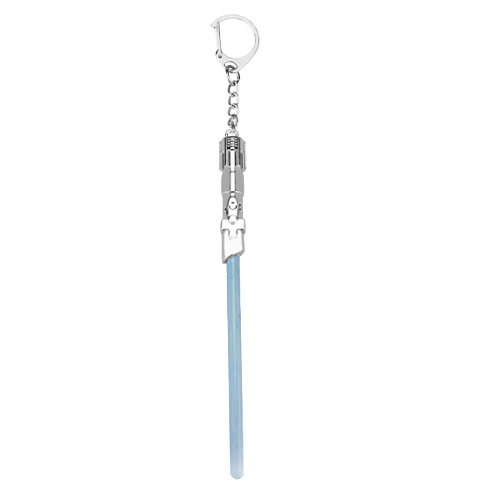 Cool Spaceship Keychains Lightsaber Metal Pendant Keyring