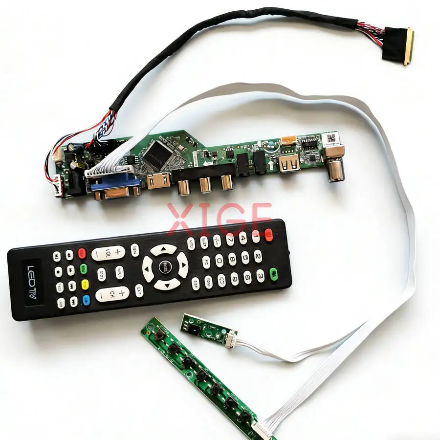 

Комплект платы контроллера для BT101IW03 BT101IW02 LP101WSA BT101IW01, DIY, 1024*600, 1024x600, для ноутбуков, LVDS-40 Pin, USB+AV+VGA+HDMI