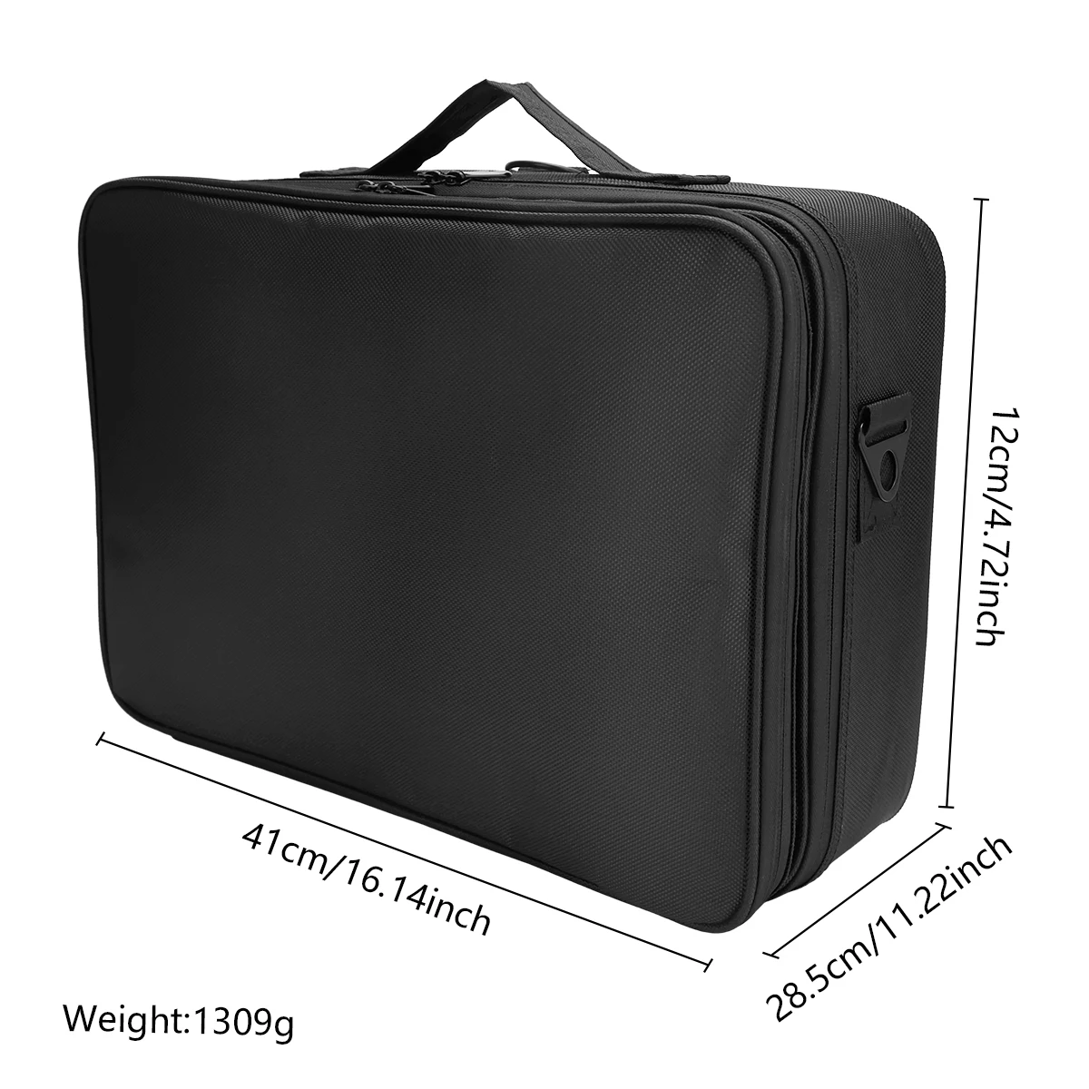 Woman Makeup Box Tools Bag Scissor Comb Hair Salon Large Capacity Storage Pouch Haircut Hand Box Case  Suitcase Organizer