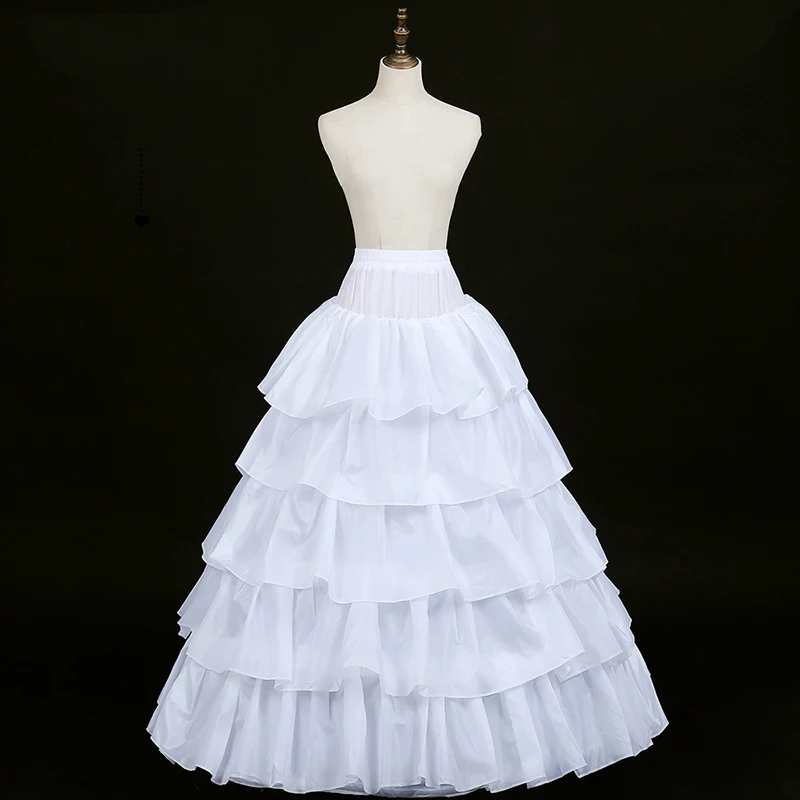 AnXin SH bride Wedding Dress Brace Various Enlarge white ruffles petticoat bustle underskirt Adjustable Dress black pannier