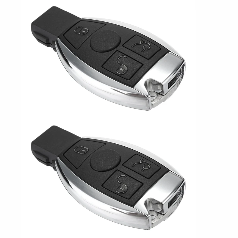 

3X Car 3 Button Smart Remote Key 433Mhz BGA For Mercedes Benz 2000+