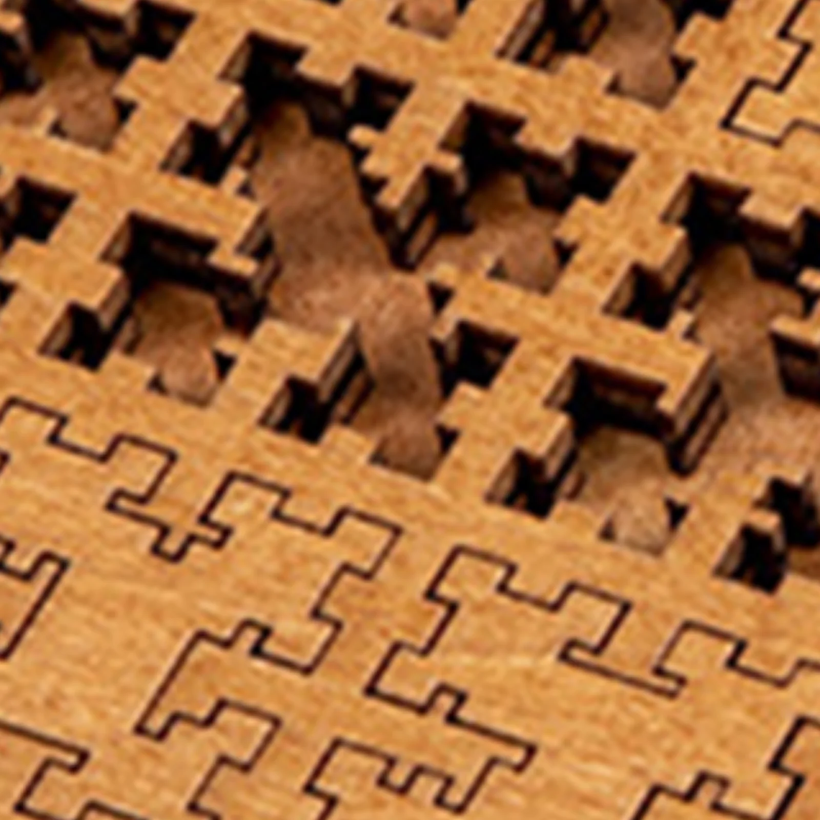 

Фрактальная головоломка-поднос — увлекательная деревянная головоломка, уникальная и креативная, нестандартной формы.