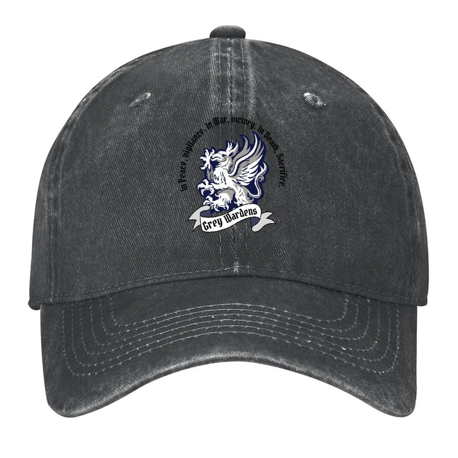 

Grey Wardens Dragon Age: Origins Logo and Quote Baseball Cap custom Hat Beach Outing Cosplay Men Women's
