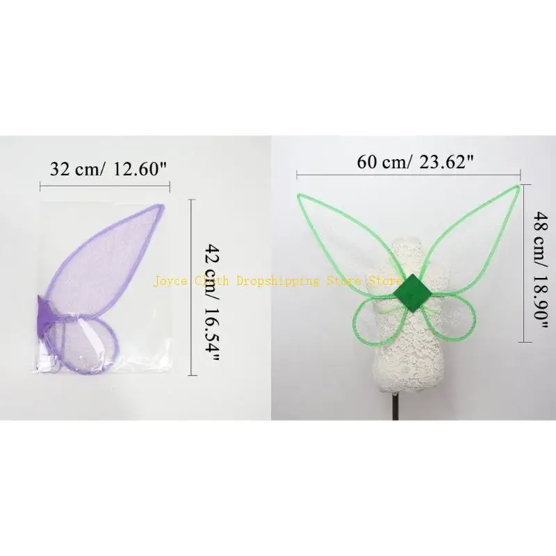 الجنية الأميرة الجناح فراشة الجناح زي الجنية الجناح لطيف الجنية ازياء فراشة الجنية الجناح الفتيات فستان 10CD
