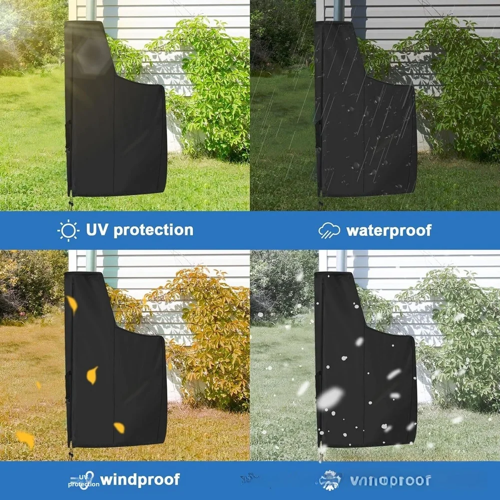 Oxford Cloth Cover Compatible with Most Water Softener Models Providing Waterproof Dustproof and UV Defense Features