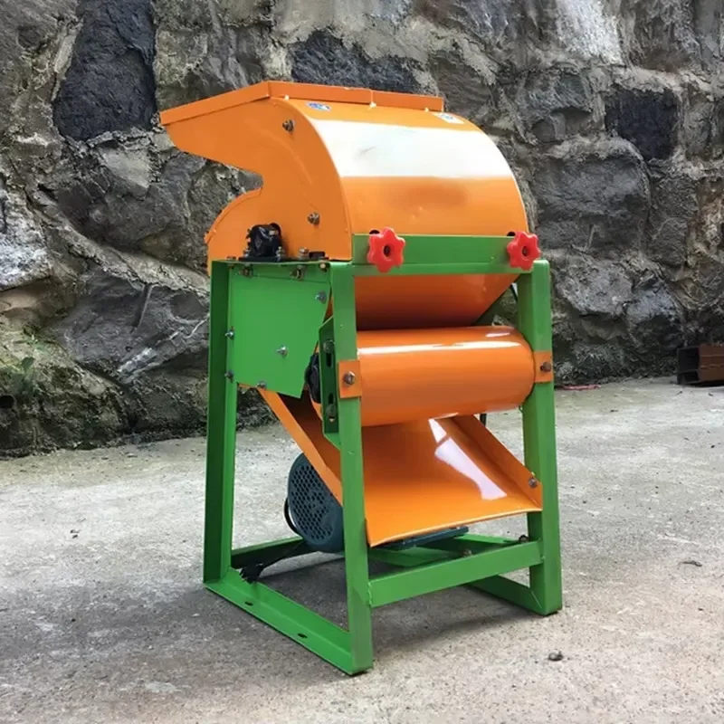 Electric Agricultural Commercial Corn Sorghum Thresher Maize Sheller Peel Threshing Machine with Core Motor Easy to Operate