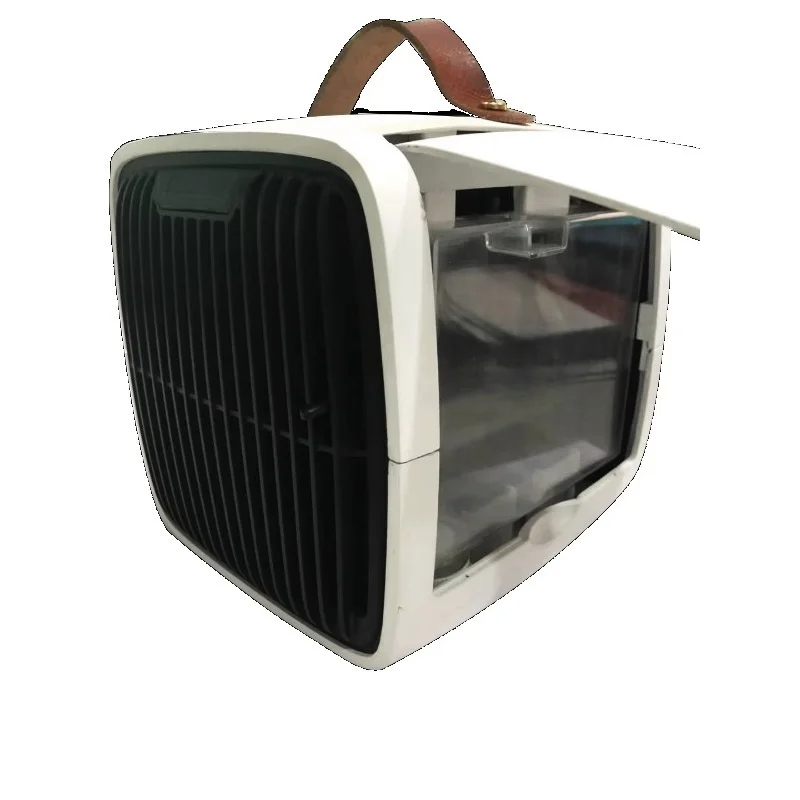 Air Conditioning Mini Evaporative Air Cooler with Button Control 0.4L Water Tank Personal Fan