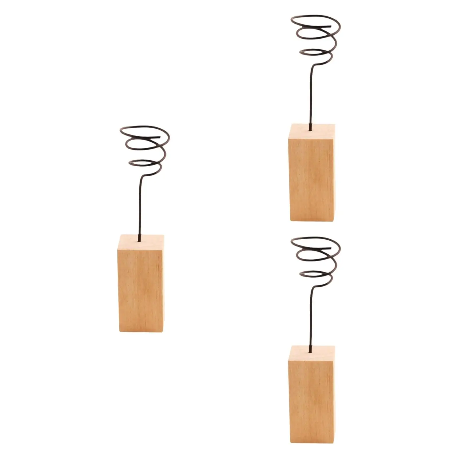 

3Pcs Air Plant Holder Simple Desktop Decoration for Living Room Cabinet Home