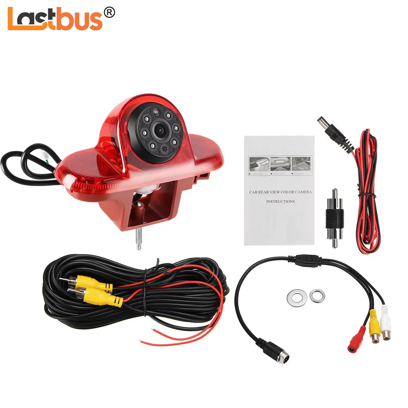 

Lastbus 3RD IR Brake Light Backup Reversing Camera Night Vision Waterproof For Renault Trafic Vauxhall Opel Vivaro