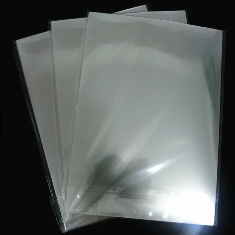 50Pcs a3 a4 Transparent Laser Film Paper for Screen Printing Projector Overhead Film for Laser Printer Double-side Photo