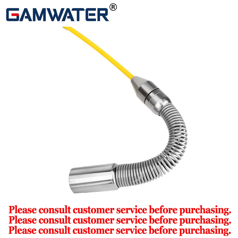 17/22/23mm Sewer Camera Head HD 1080P, GAMWATER Replace Endoscope Camera Head with 8/12 LEDs, Self-leveling with 512Hz Sonde