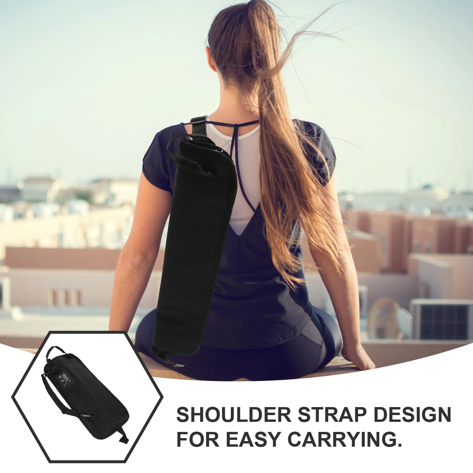 

Black Drumstick Bag Thickened Large Capacity Drum Stick Carrying Case Percussion Mallet Storage For Drum Set Accessories