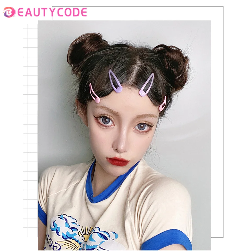 BEAUTYCODE الاصطناعية كليب على كعكة الشعر شريط مرن الشعر فوضوي Chignon تمديد Scrunchie هيربيسي للنساء والأطفال