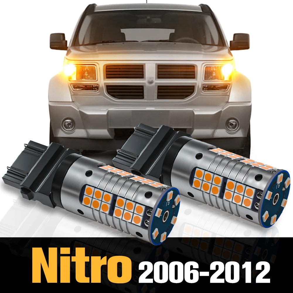 

2pcs Canbus LED Turn Signal Light Lamp Accessories For Dodge Nitro 2006-2012 2007 2008 2009 2010 2011