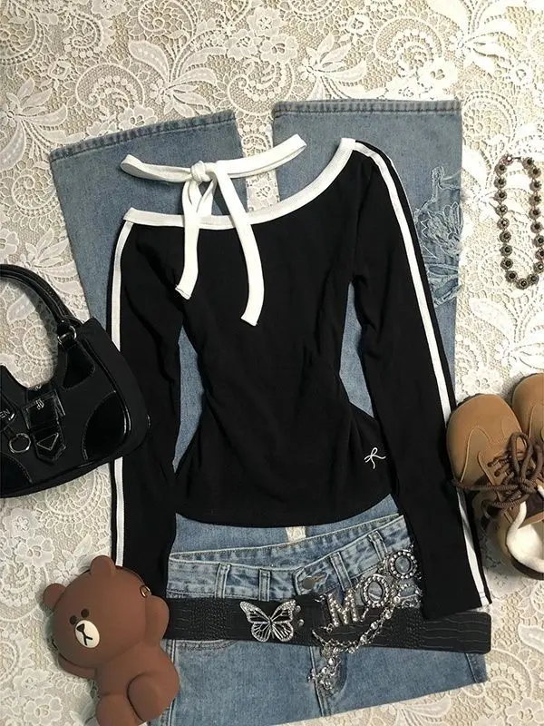 Vintage T-Shirt Lon… - image