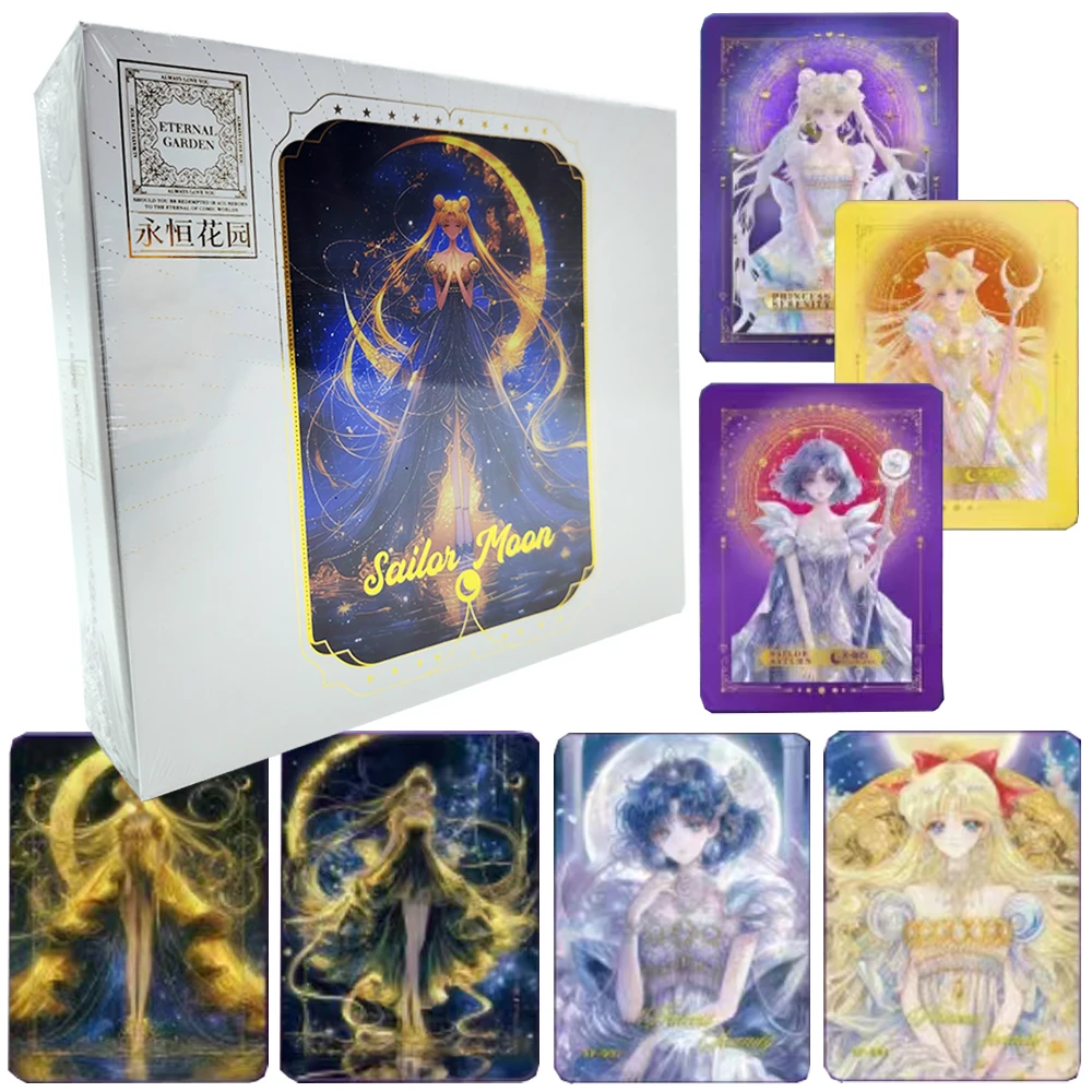 Sailor Moon Collection Card Magic Girl Transforms Into Warrior Anime Beautiful Protagonist Limited Card Toy Fans' Favorite Gift
