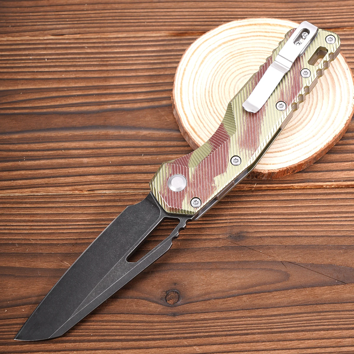 

Многофункциональный складной карманный нож EDC — 3,54-дюймовое лезвие 8Cr13MoV — карманный нож для кемпинга, пешего туризма, рыбалки с алюминиевой ручкой