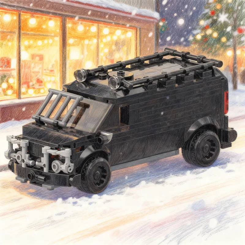262pcs MOC Super Heroes Marvelal Punisher Van Armoured Model Building Blocks Display Creative Idea Birthday Brick Collection