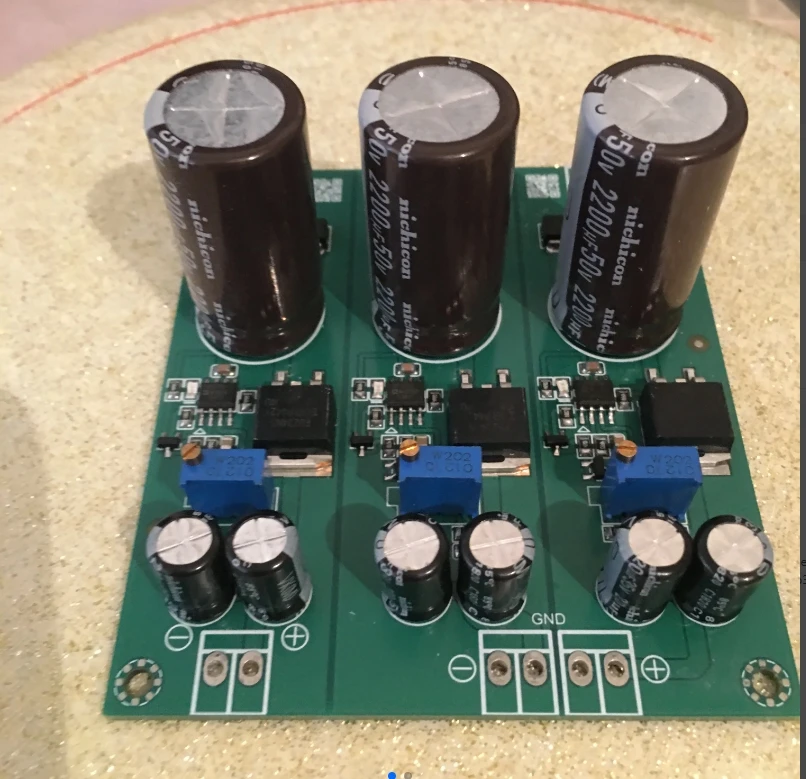 3-way DC stabilized power supply board kit with positive and negative dual voltage HiFi multiple output ± 12V 5V