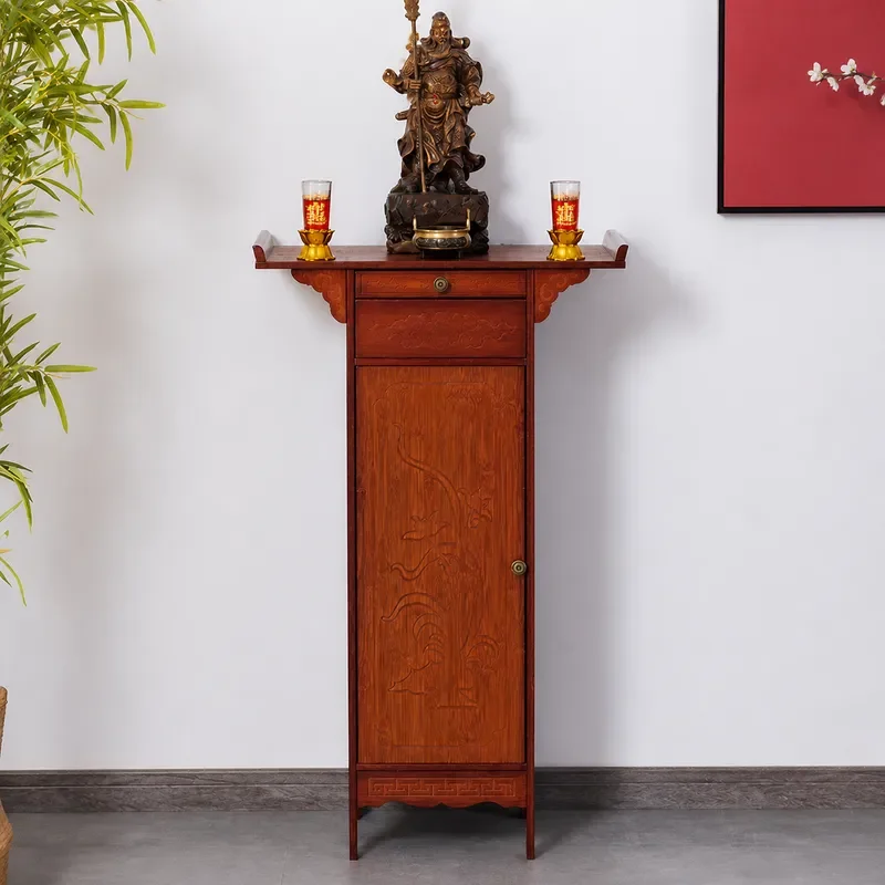 Simple Modern Buddha Table Incense Holder Household Offering Stand New Chinese Style Buddhist Shrine Platform Gongtai for