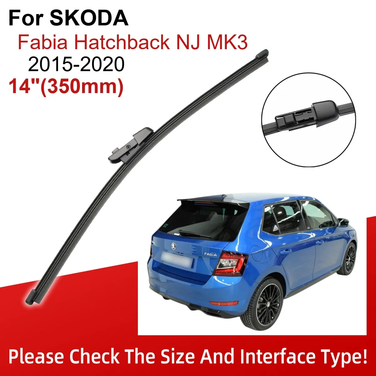 For SKODA Fabia Hatchback NJ MK3 2015-2020 24