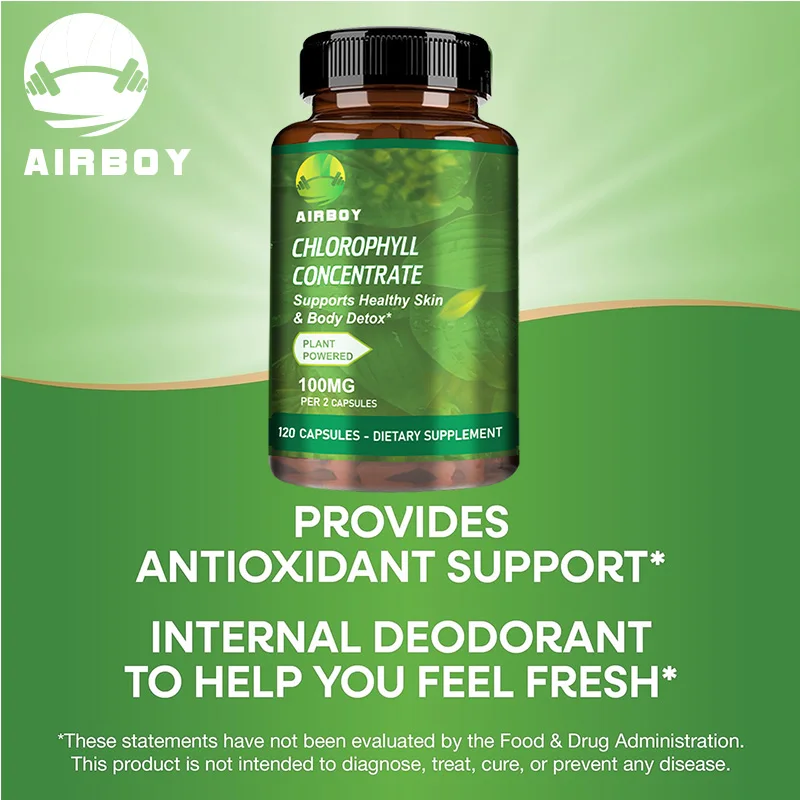 Chlorophyll Concentrate - Promotes Skin Health, Body Detoxification, Antioxidant