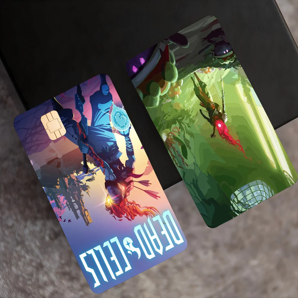 Dead Cells Cartoon Kreditkarte Haut Aufkleber für Bankkarte Bus Metro Karte Aufkleber wasserdicht Frauen Geschenk