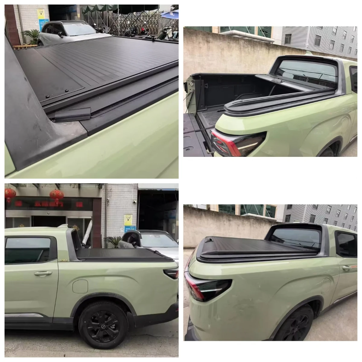 

Pickup Truck Bed Cover Aluminum Roller Shutter Electric for Geely Automobile Radar 2025 Hilux Ranger T9