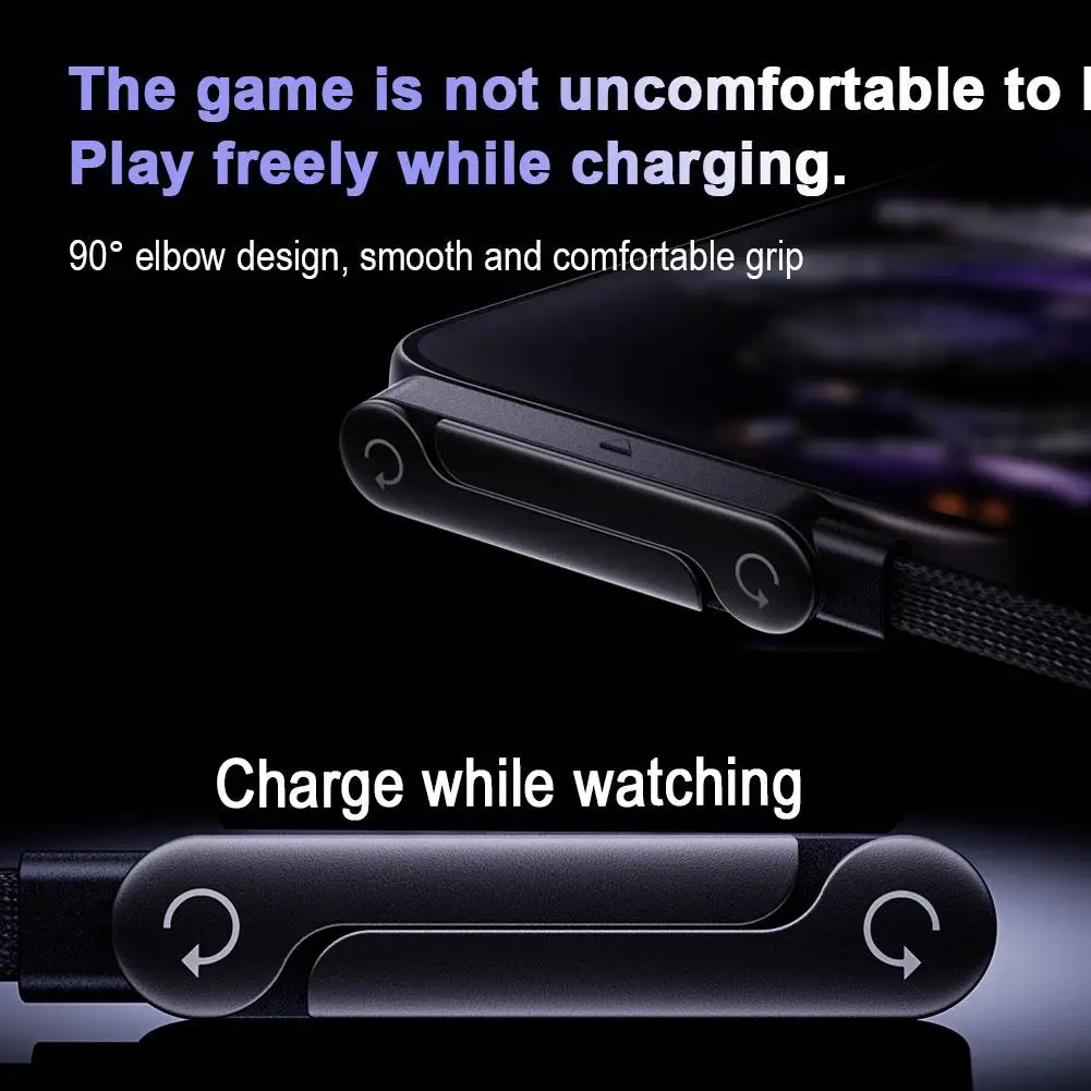 

240W Fast Charging Foldable Mobile Phone Holder Data Phone Multi-Angle Adjustment Charging Non-Stop Cable Holder J0W0