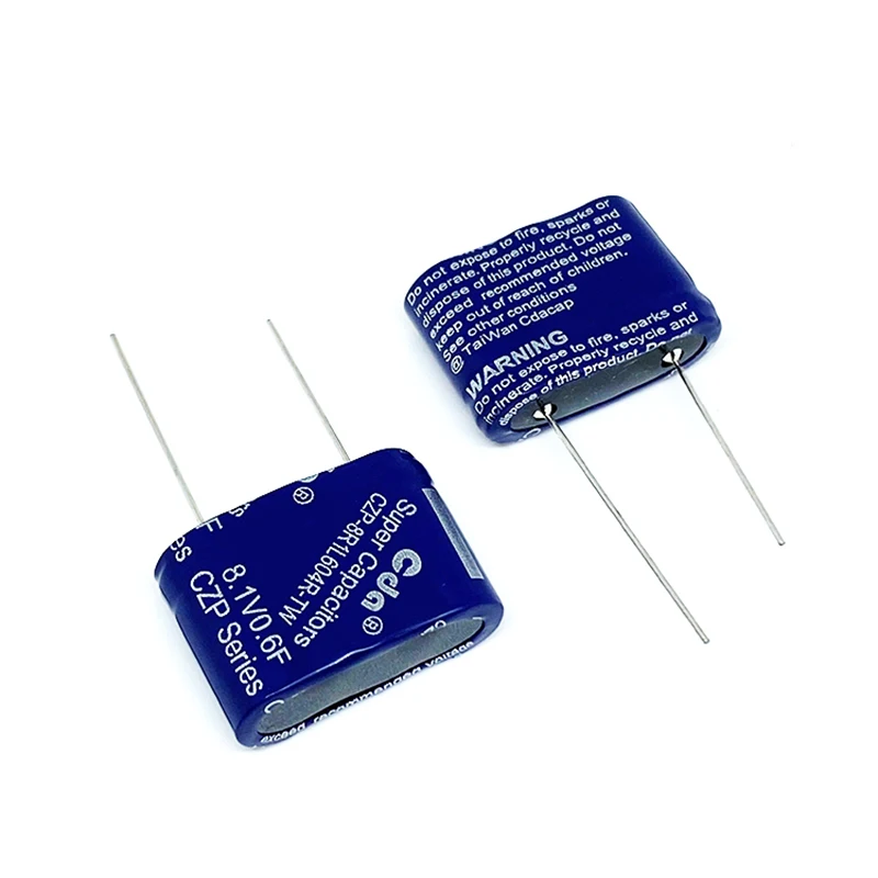 CZP Super Capacitors CDA DA Type 8.1V 0.6F CZP-8R1L604R-TW Ultra Capacitor Farrah SuperCapacitors
