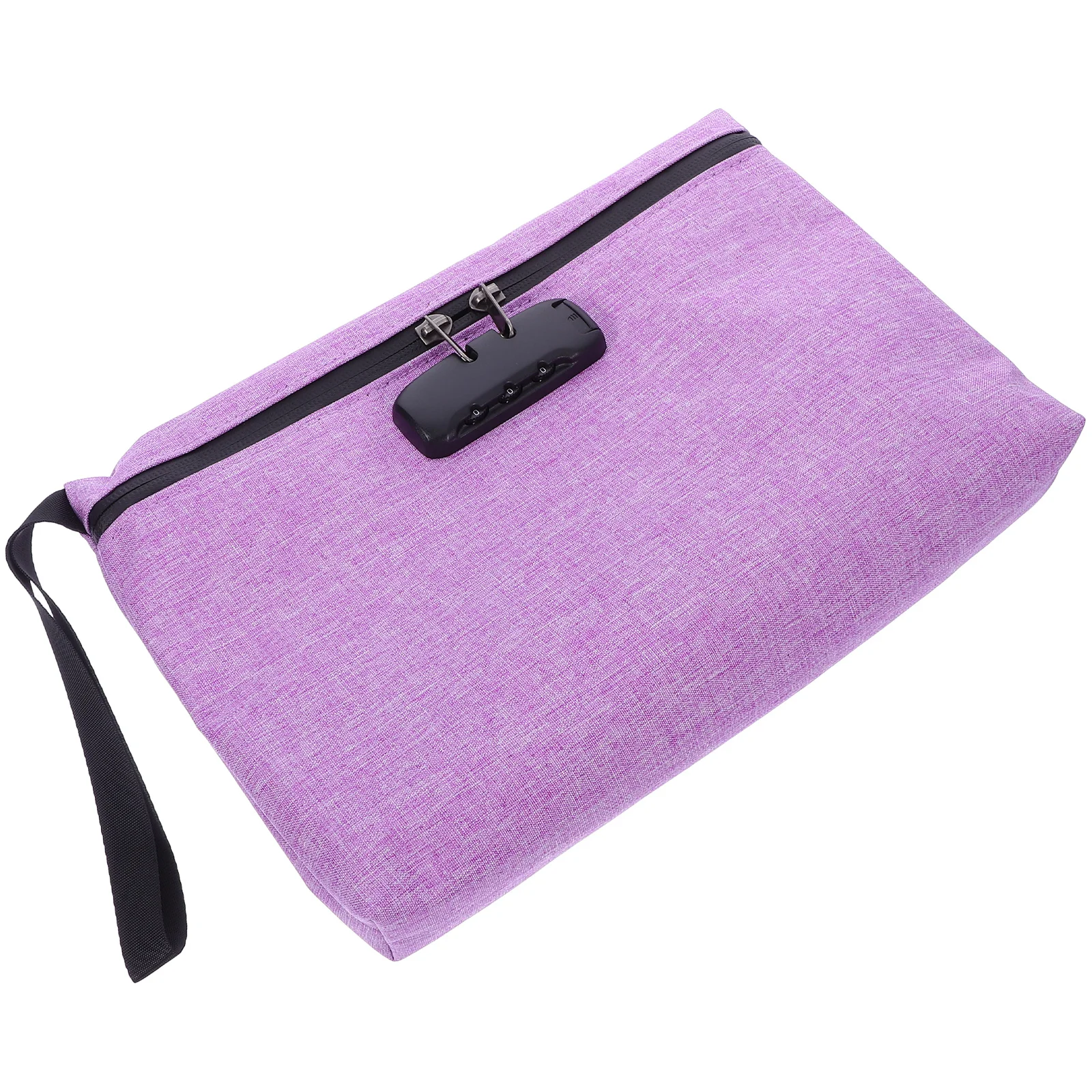 

Lockable Money Bag Waterproof Combination Lock Storage Pouch For Cash Jewelry Passports Business Travel Valuables Organizer