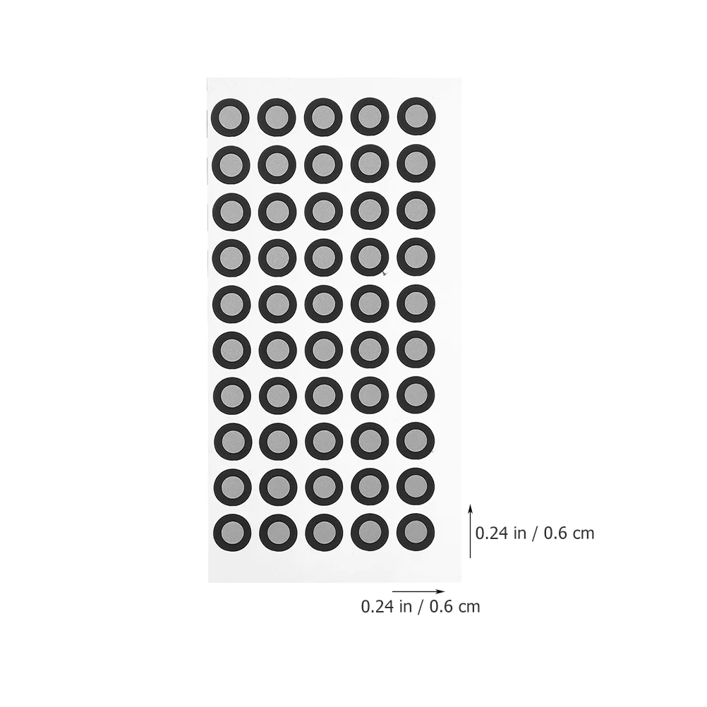 4 Sheets 3d Scanning Marker Reflective Marking Dots Film Stickers