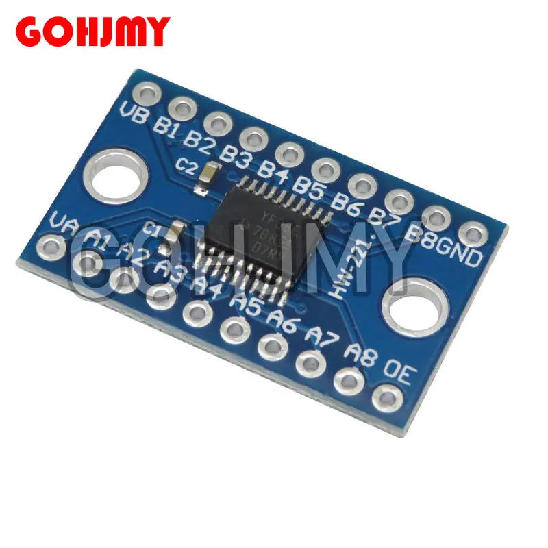 5 sztuk/partia TXS0108E 8-kanałowy konwerter poziomów logicznych dwukierunkowy szybki pełny dupleksowy dźwignia zmiany biegów 3.3V 5V dla Arduino Raspberry Pi