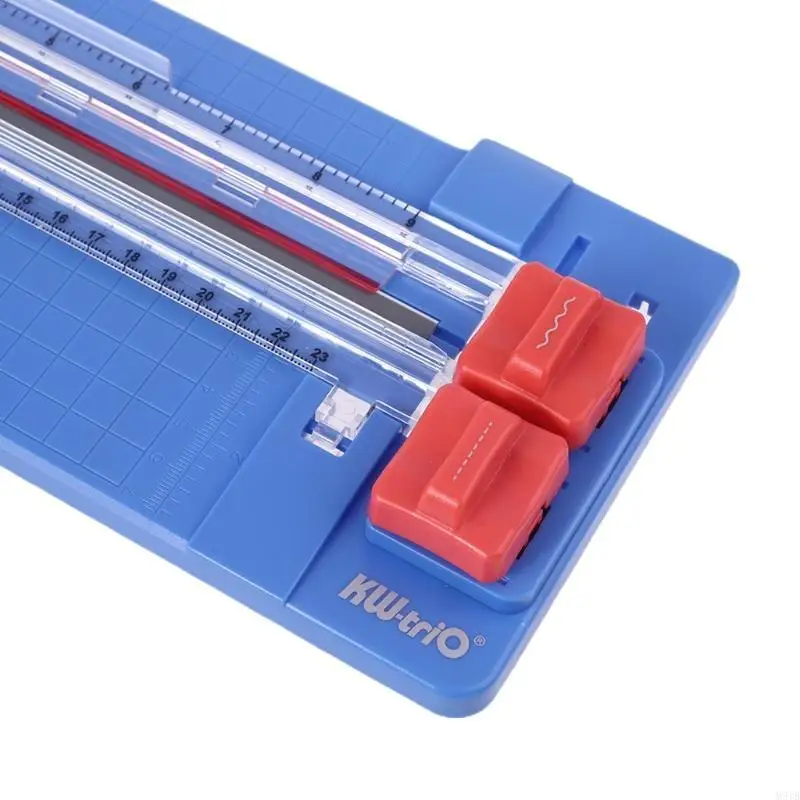 M5TB 4 in 1 Paper Trimmer with Skip Straight Fold Line Cutter for Head Side Ruler 9" Cutting Length Paper Cutting