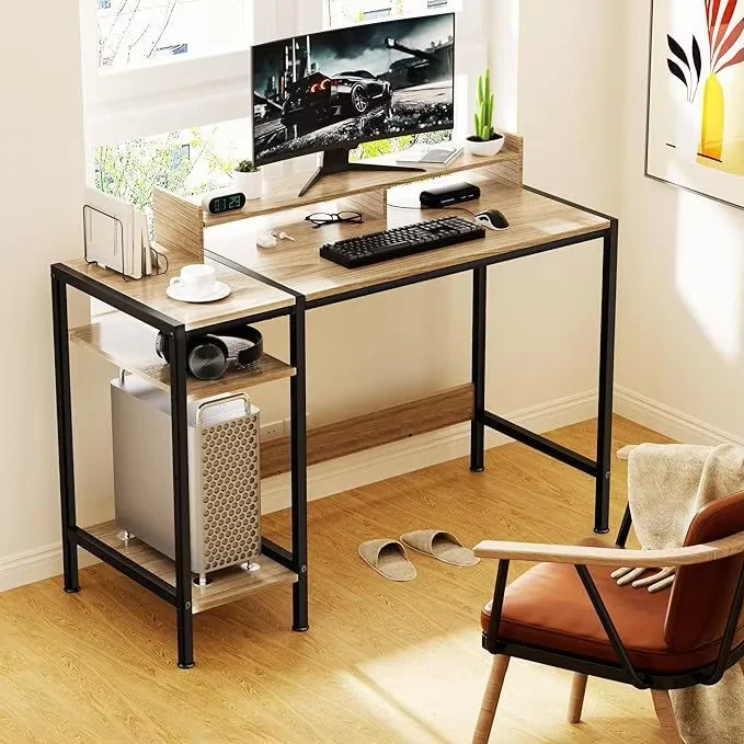 Best Selling Modern Living Furniture Custom Design PC Table Computer Desk with Drawers