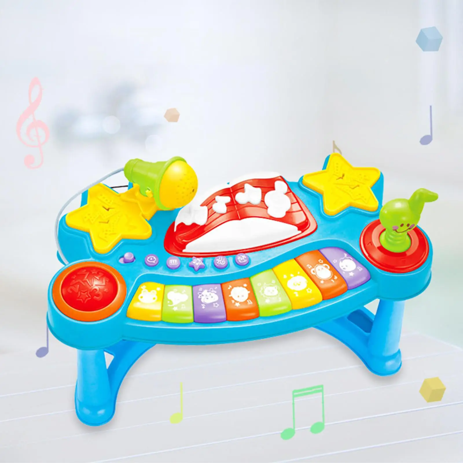 Babyactiviteiten Tafel Educatief speelgoed, middenmuzikale, zintuiglijk muziekinstrument, babyspeelgoed