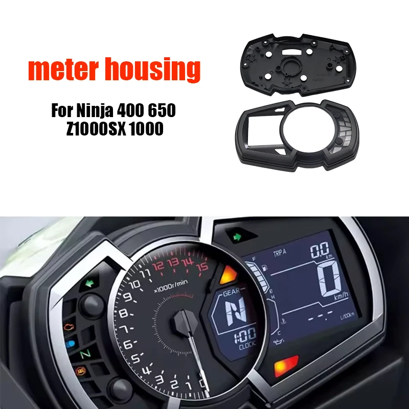 

For Kawasaki Ninja 400 650 Z1000SX 1000 Motorcycle Digital Dashboard Tachometer Waterproof Speedometer Cover Housing Shell