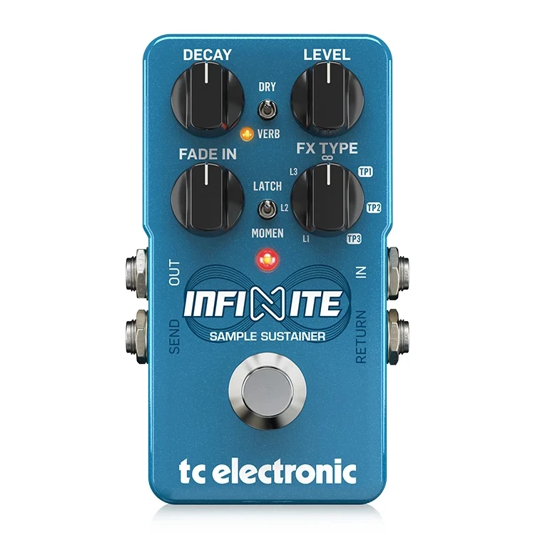 

TC ELECTRONICS INFINITE SAMPLESUSTAINER Electric Guitar Bass Distortion Single Block Effect Offers Guitar Effect