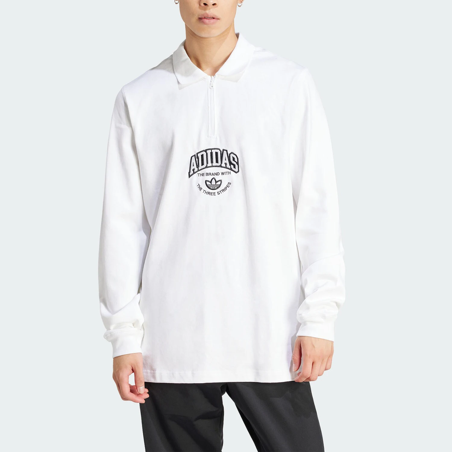 

Официальная аутентичная мужская рубашка поло с длинным рукавом Adidas VRCT LS POLO IS2901