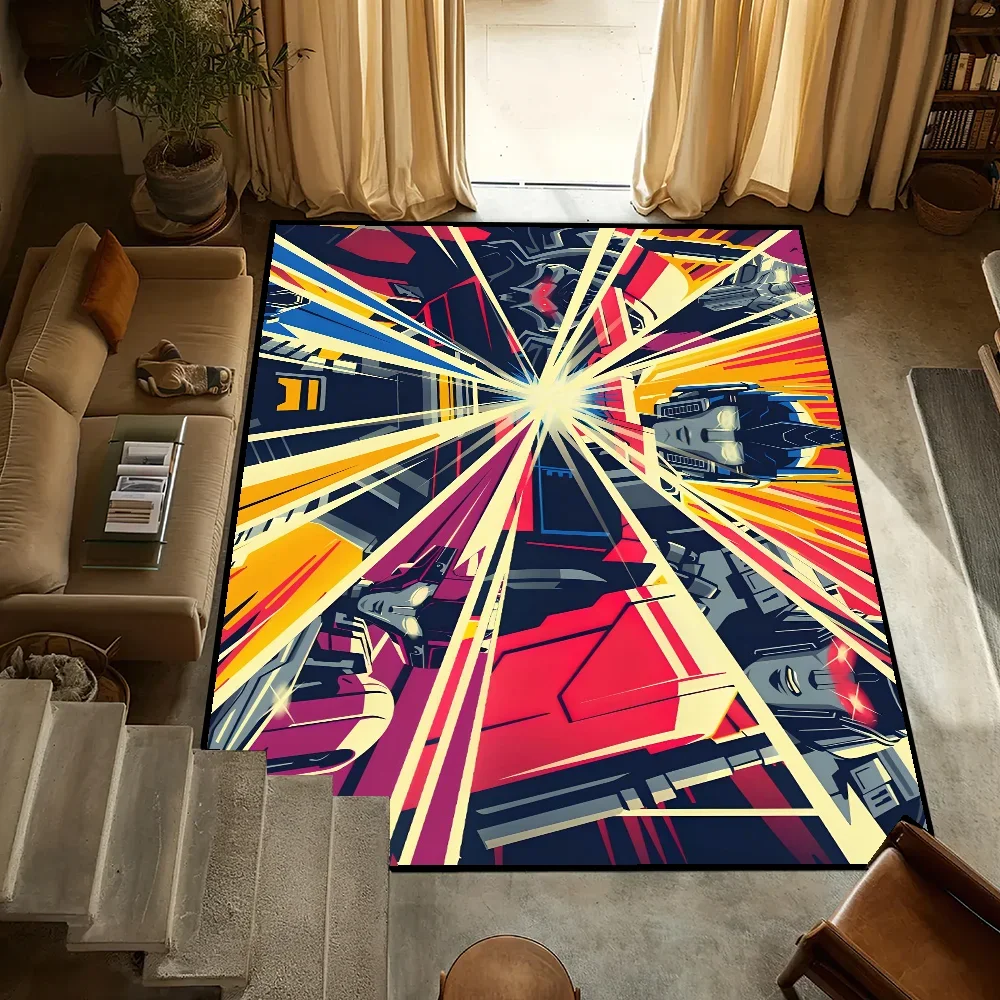 

Transformer One Cartoon Movie small Bedside Kitchen Bath Living Home House Bedroom Floor Mat Doormat Large Carpet Rug Decoration